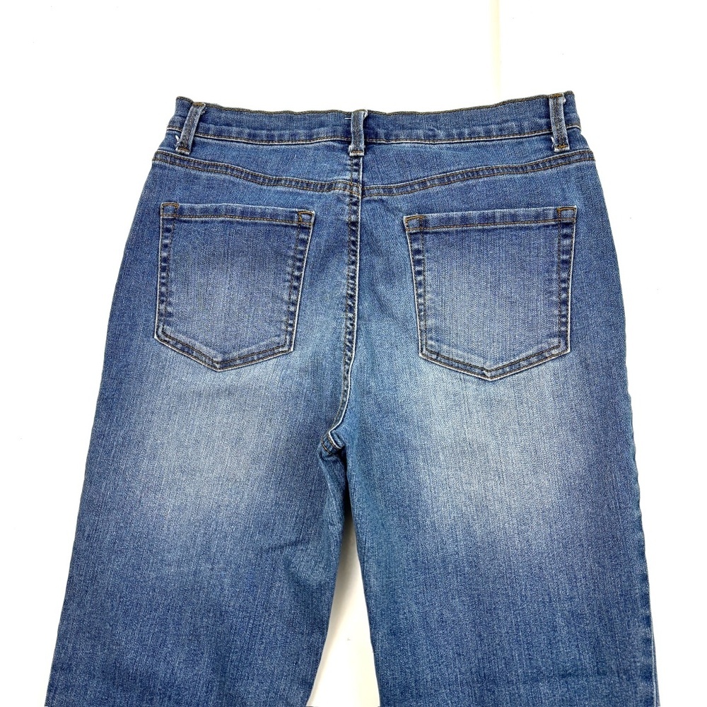 Gloria Vanderbilt Amanda Straight Leg Women's size 8P Dark Wash Blue Denim Jeans - Picture 4 of 4